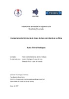 Estruturas de Aço, Método dos Elementos Finitos, Vigas com Aberturas na Alma, Comportamento Estrutural e Análise Não-Linear