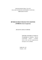 Muda forçada; Codornas Japonesas; desempenho, ovos - qualidade