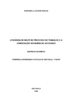 Litigancia Má-fé, Processo Trabalho. Cordenação solidario do adovogado