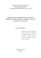 Aptidão física; Estresse oxidativo; Hábitos alimentares; Inflamação; Lipoproteínas; Resitência à insulina