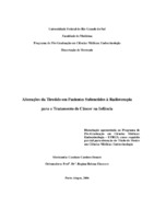 Criança; hipotireoidismo; neoplasia/radioterapia