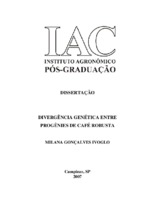 Dissimilaridade genética, Coffea canephora, técnicas multivariadas