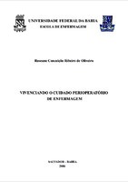 Enfermagem, cuidar/cuidado, perioperatório, história oral, pesquisa