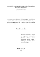 Carcinogênese bucal, 4-Nitroquinolina 1-Óxido, GST-P+, PCNA, Ratos Wistar