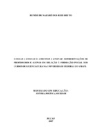 formação de pofessores; licenciaturas; profissão docente; representações sobre o magistério; UNIFAP; Amapá