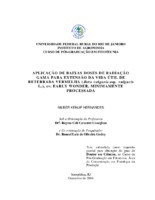 irradiação de alimentos; processamento mínimo; qualidade de alimentos.