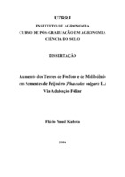 Crescimento, nitrogenase, fixação biológica de nitrogênio, cultivar