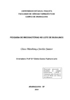 Leite, Bubalus bubalis, Tuberculose, Mycobacterium bovis, PCR, PRA, Ácidos Micólicos