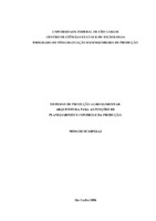 Agroindústria, Planejamento e controle da produção, Indústria - classificação , First transformation’s agro industry, Agro industry Production’s planning and control system, Manufacturing, Enterprise classification system, engenharia de produção