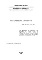 obrigação política – equidade – democracia – desobediência – legitimidade