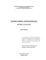 Educação a Distância, Governamento, Espaço, Tempo, Corpo