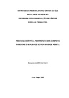 Qualidade de Vida, relações pais-filho: cuidados