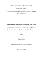 Estudos de fidedignidade e validade em amostras populacionai