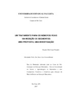 Educação Matemática, Números Reais, Formação de Professores.