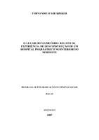 Saúde mental, desinstitucionalização; reforma psiquiátrica