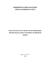 Surdez, Deficiência Auditiva, Sistema de Alerta, eletro-óptico