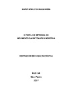 Educação Matematica, Movimento da Matemática moderna