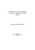 Meio ambiente; política ambiental; ICMS-Ecológico; área de preservação