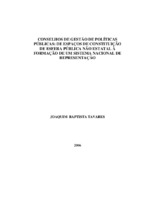 Conselho gestor; democracia liberal; democracia participativa; participação cívica; esfera pública.