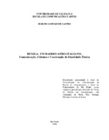 comunicação; cultura; identidade étnica; história oral