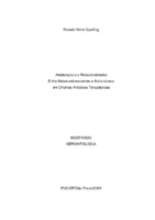 Avós, idosos; netos; adolescentes; relacionamento intergeracional.