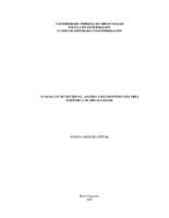 Helmintoses, Anemia, Estado nutricional, Desnutrição.