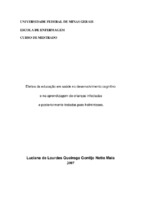 Helmintoses - Educação em Saúde - Cognição - Testes de Inteligência - Avaliação Educacional