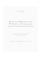 Interação Assíncrona on-line, reunião pedagógica, papéis, responsabilidades, coordenadores e professores.