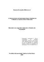 Gramática Sistêmico - Funcional - Gastronômia - Chefe