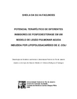 1. Inibidores de Fosfodiesterase 2. Mecânica Respiratória