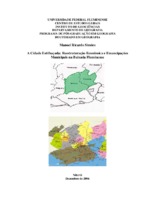 Emancipações municipais; Baixada Fluminense; Estado do Rio de Janeiro; Geografia Política; Reestruturação econômica e política