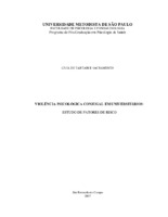 violência psicológica, violência conjugal, violência psicológica conjugal, violência e auto-estima, violência e uso de álcool