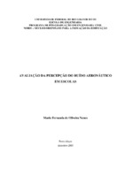 ruído aeronáutico; percepção do ruído; ambiente escolar.