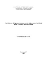 deficiência mental, linguagem, educação especial, fonoaudiologia.