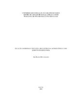 Relação amorosa; adolecência; tentativa de suicídio; pesquisa fenomenológica