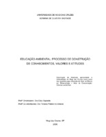 educação ambiental, pesquisa-ação, condições sócio-ambientais, pertencimento.