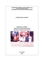 Memória coletiva. 2. Política social – Ocupação urbana. 3. Antropologia social – Desigualdade social.