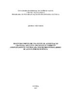 Conversores eletrônicos. Fator de potência. Controladores PID. Eletrônica de Potência.