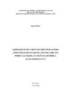 PDDUA, edifícios residenciais multifamiliares, variáveis tipológicas.