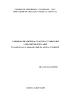 Apropriação, Casa, História Pessoal e Multidisciplinaridade.