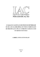 Tipos de Seca, défice na precipitação, escalas de tempo, monitoramento, tempo real, anomalia climática