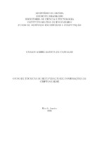 Criptoanalise/Recuperação da Informação/Cifras de Bloco