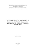 Educação escolarizada e pública – Estudos Culturais – Pós-estruturalismo – Tecnologias da Informação e Comunicação.