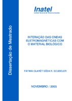 Sistema móvel celular; recursos naturais; radiações não-ionizantes; seres vivos; amplitude do sinal