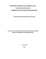 Política Educacional, Gestão Democrática da Educação e reforma do Estado.